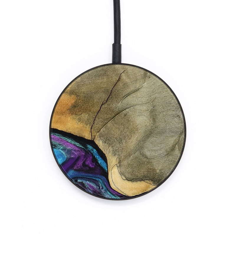 Circle Wood Wireless Charger - Gatlin (Purple, 798336)