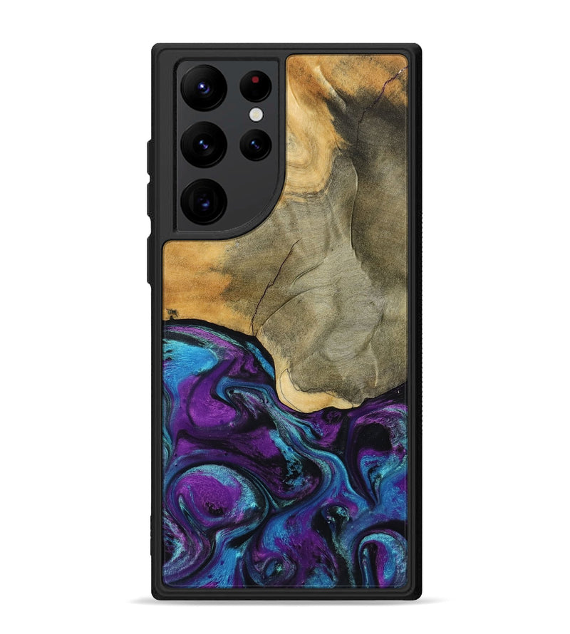 Galaxy S22 Ultra Wood Phone Case - Gatlin (Purple, 798336)