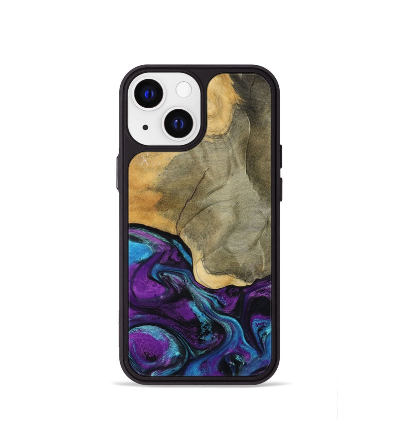 iPhone 13 mini Wood Phone Case - Gatlin (Purple, 798336)