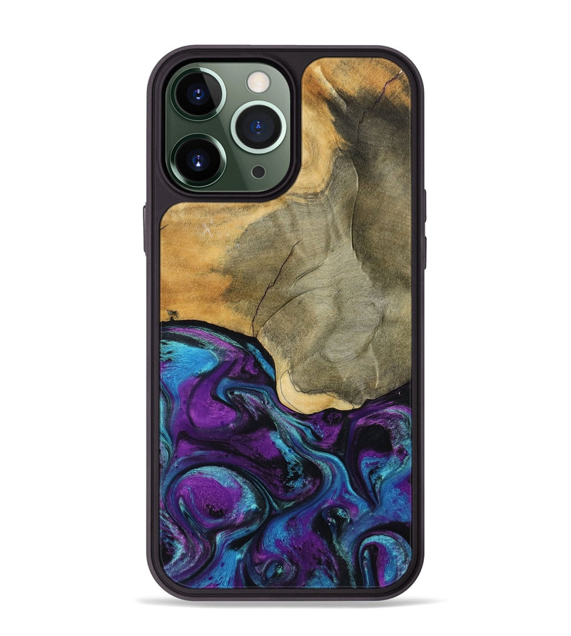 iPhone 13 Pro Max Wood Phone Case - Gatlin (Purple, 798336)