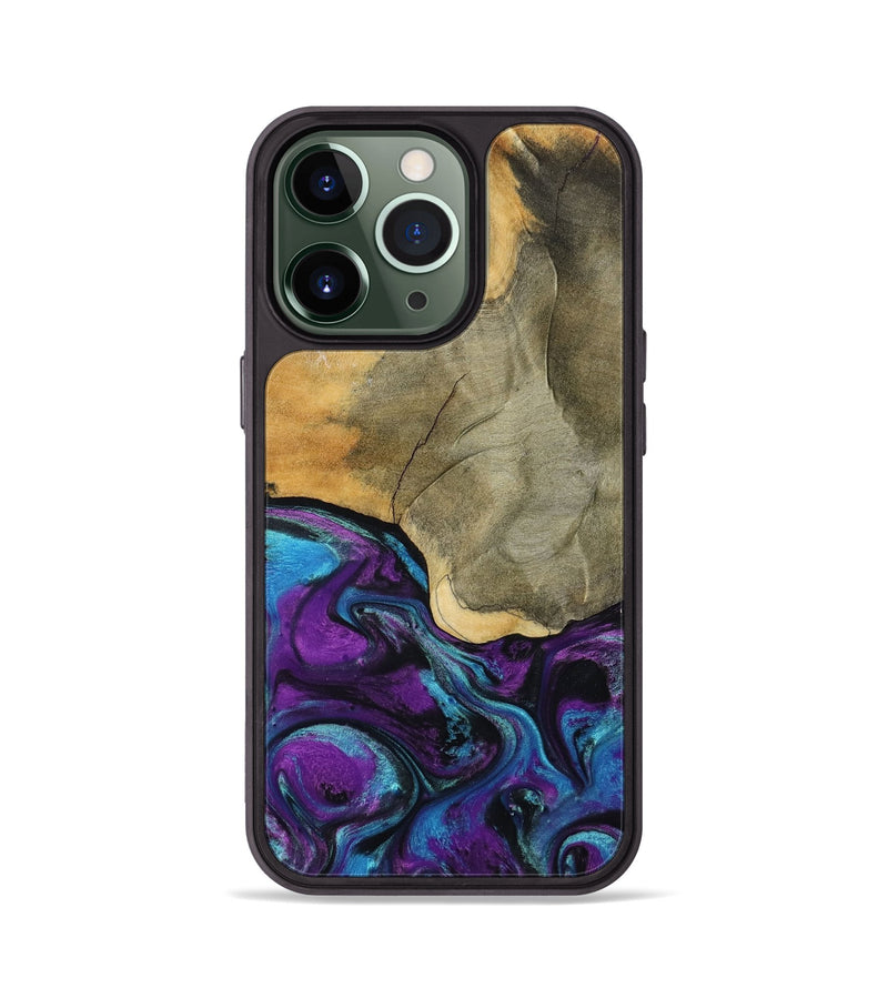 iPhone 13 Pro Wood Phone Case - Gatlin (Purple, 798336)