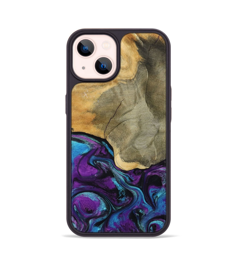 iPhone 14 Wood Phone Case - Gatlin (Purple, 798336)