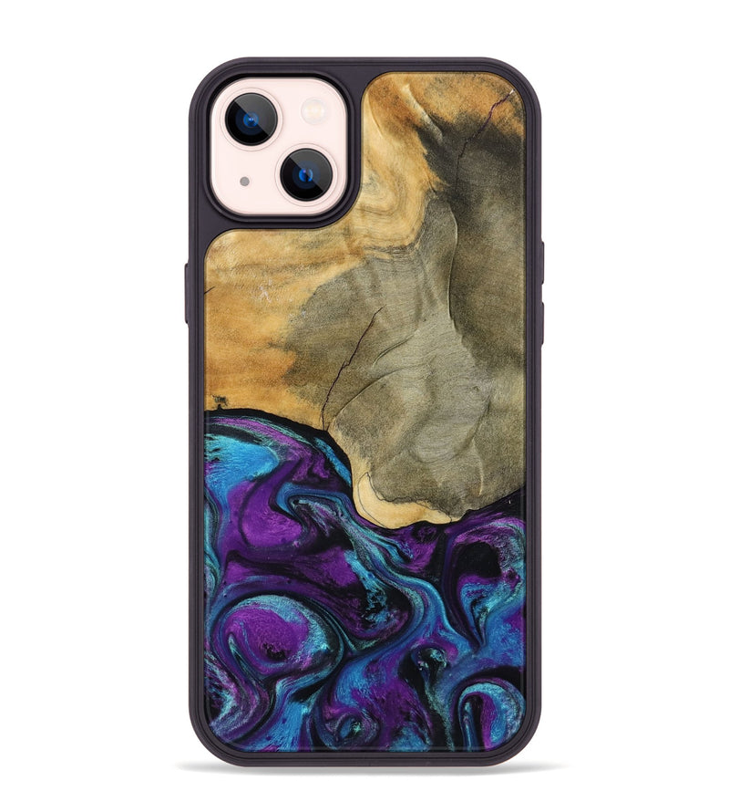 iPhone 14 Plus Wood Phone Case - Gatlin (Purple, 798336)