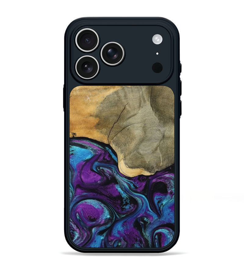 iPhone 17 Pro Max Wood Phone Case - Gatlin (Purple, 798336)