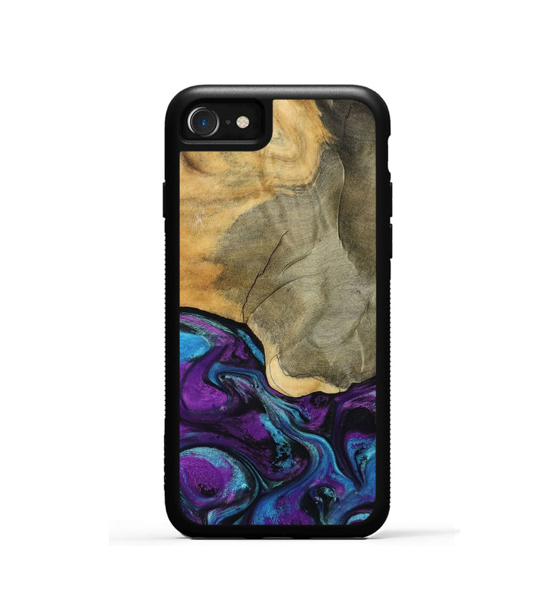 iPhone SE Wood Phone Case - Gatlin (Purple, 798336)