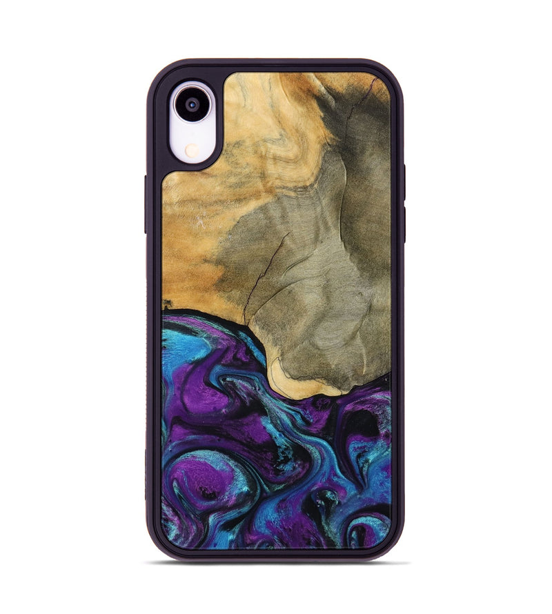 iPhone Xr Wood Phone Case - Gatlin (Purple, 798336)