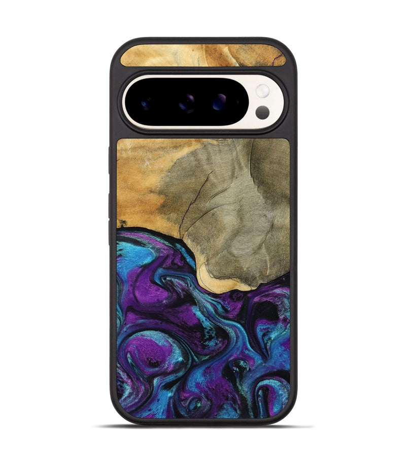 Pixel 9 Pro Wood Phone Case - Gatlin (Purple, 798336)