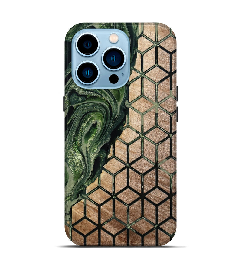 iPhone 14 Pro Wood Live Edge Phone Case - Donavan (Pattern, 798354)