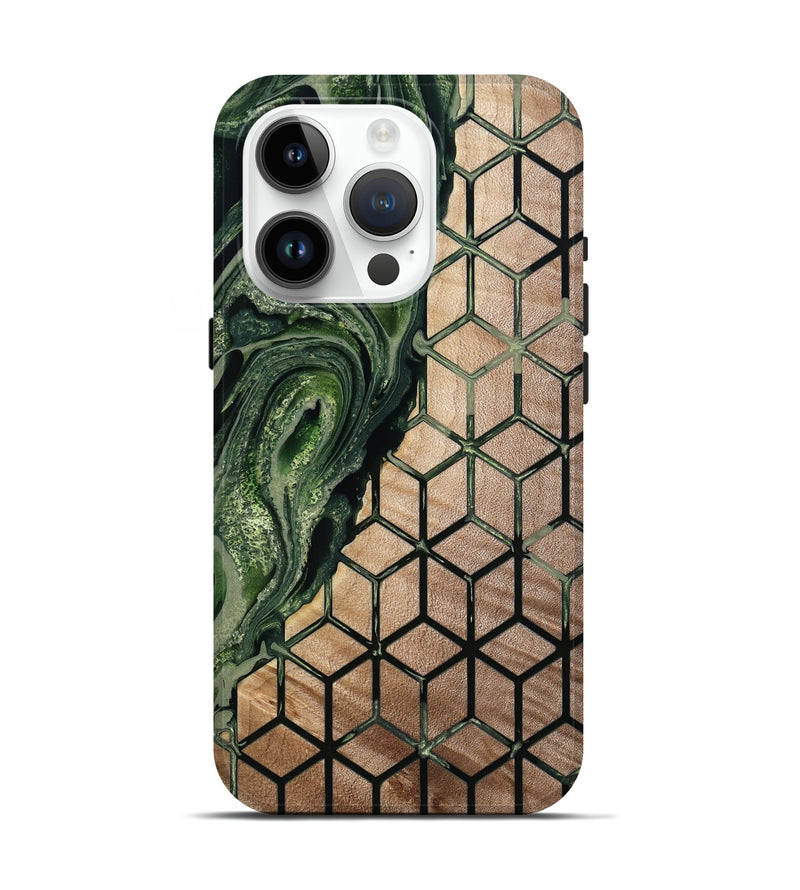 iPhone 15 Pro Wood Live Edge Phone Case - Donavan (Pattern, 798354)