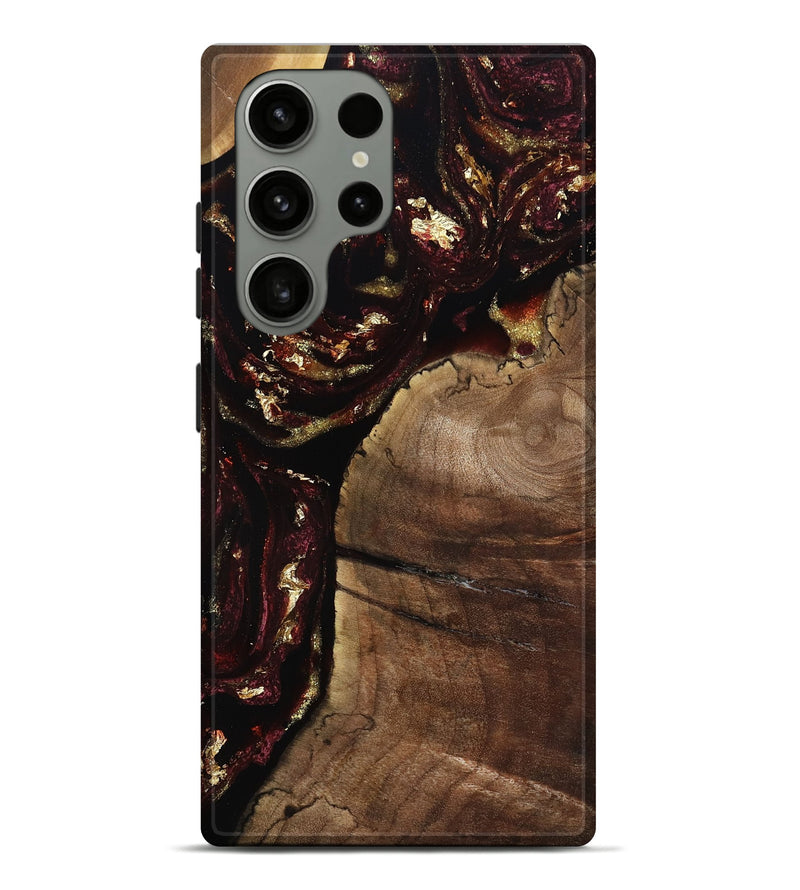 Galaxy S23 Ultra Wood Live Edge Phone Case - Darrell (Red, 798356)