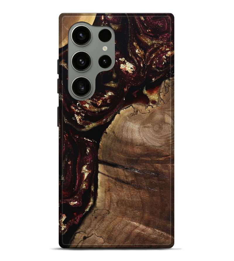 Galaxy S24 Ultra Wood Live Edge Phone Case - Darrell (Red, 798356)