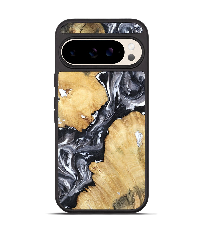 Pixel 10 Wood Phone Case - Amir (Black & White, 798369)