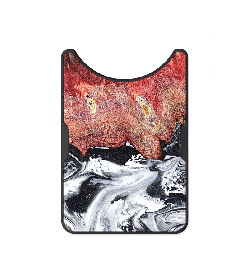 Alloy Wood Wallet - Deidre (Black & White, 798372)