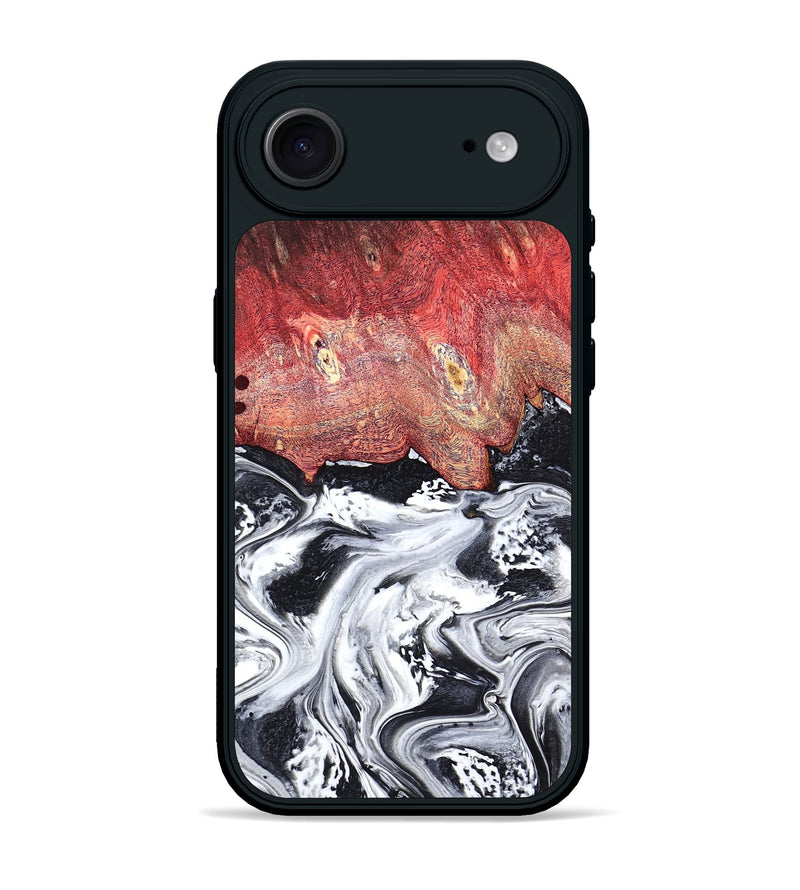 iPhone 17 Air Wood Phone Case - Deidre (Black & White, 798372)