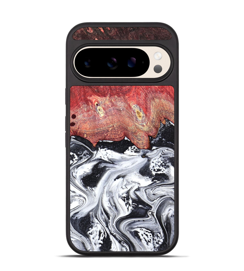 Pixel 10 Wood Phone Case - Deidre (Black & White, 798372)