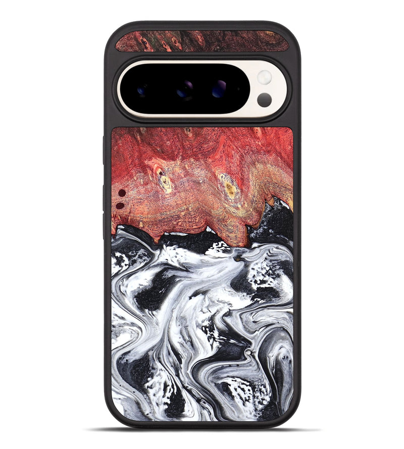 Pixel 10 Pro XL Wood Phone Case - Deidre (Black & White, 798372)