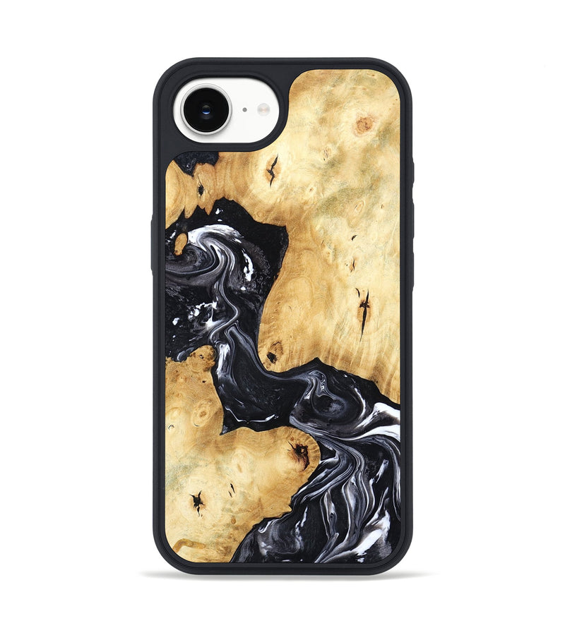 iPhone 16e Wood Phone Case - Lailah (Black & White, 798373)