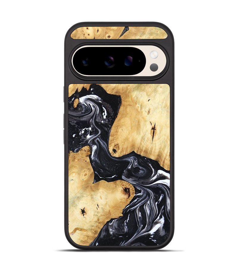Pixel 10 Wood Phone Case - Lailah (Black & White, 798373)