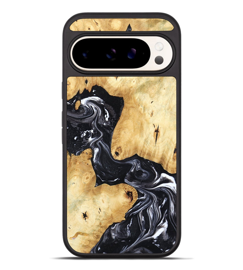 Pixel 10 Pro XL Wood Phone Case - Lailah (Black & White, 798373)