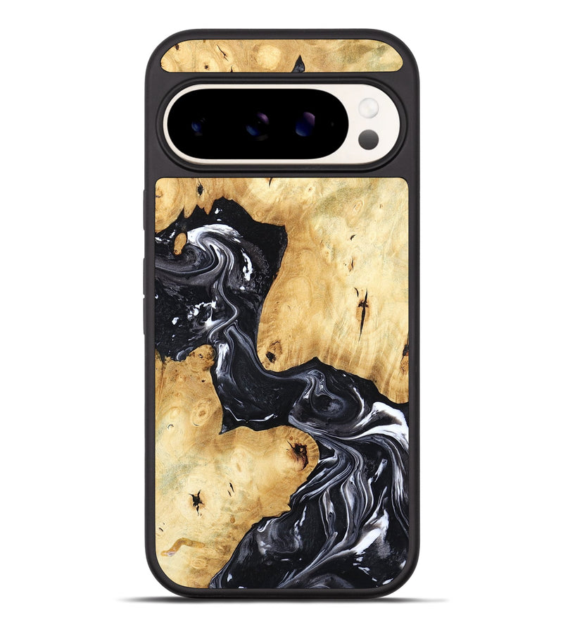 Pixel 9 Pro XL Wood Phone Case - Lailah (Black & White, 798373)