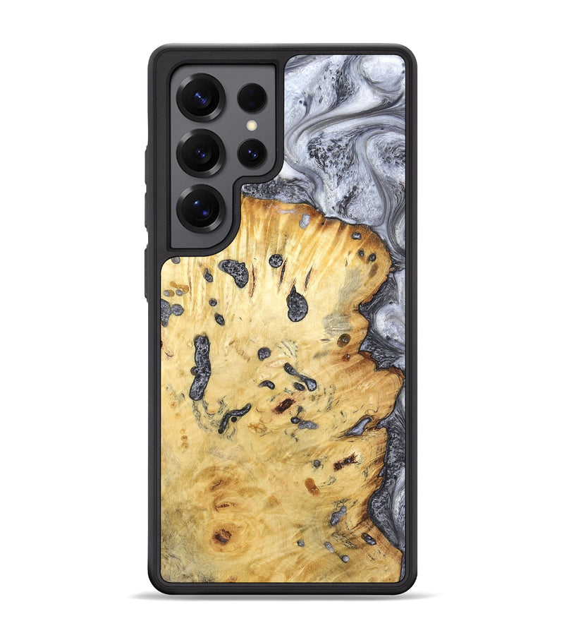 Galaxy S25 Ultra Wood Phone Case - Tracey (Black & White, 798374)