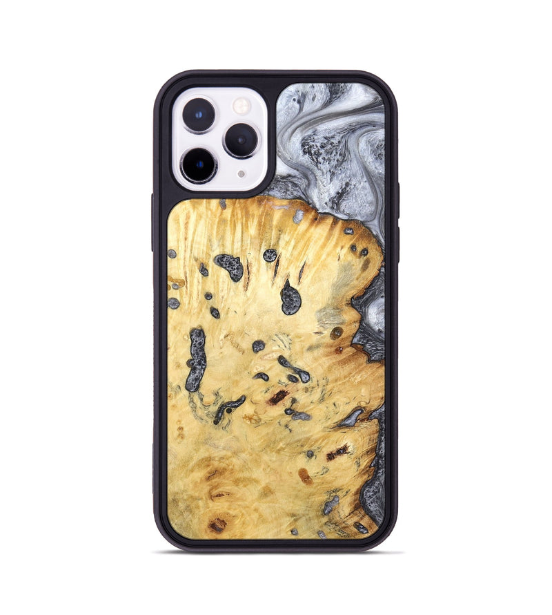 iPhone 11 Pro Wood Phone Case - Tracey (Black & White, 798374)