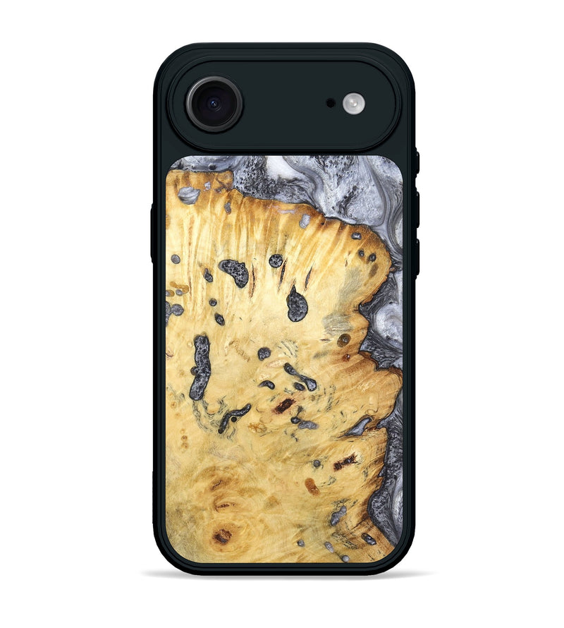 iPhone 17 Air Wood Phone Case - Tracey (Black & White, 798374)