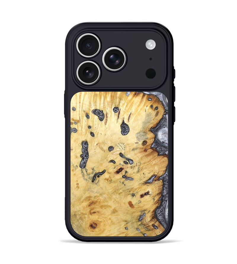 iPhone 17 Pro Wood Phone Case - Tracey (Black & White, 798374)