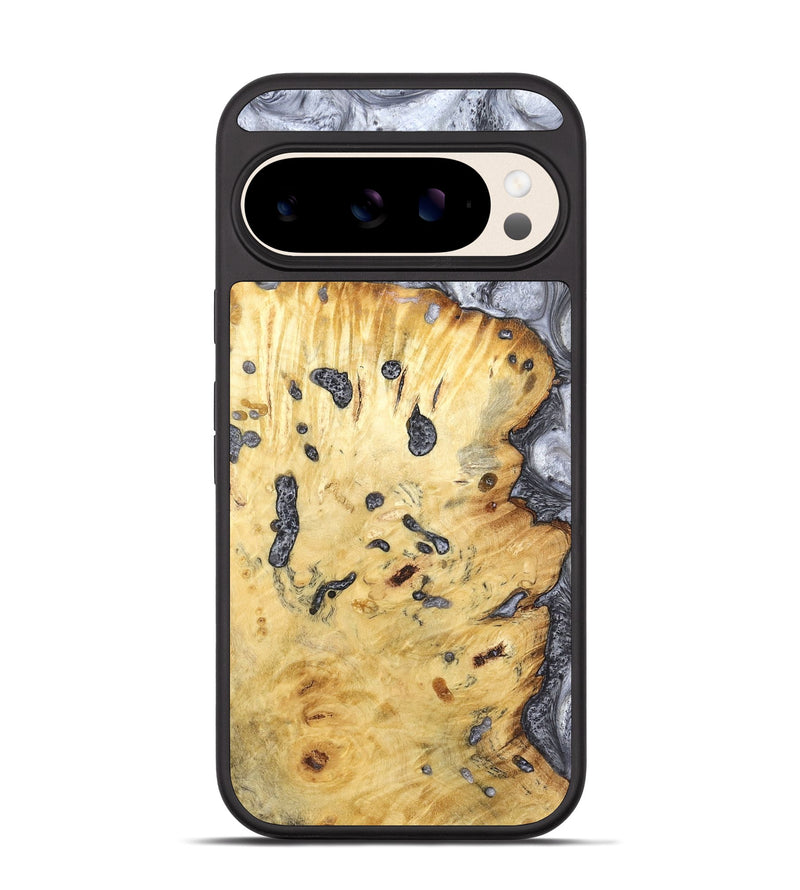 Pixel 10 Wood Phone Case - Tracey (Black & White, 798374)