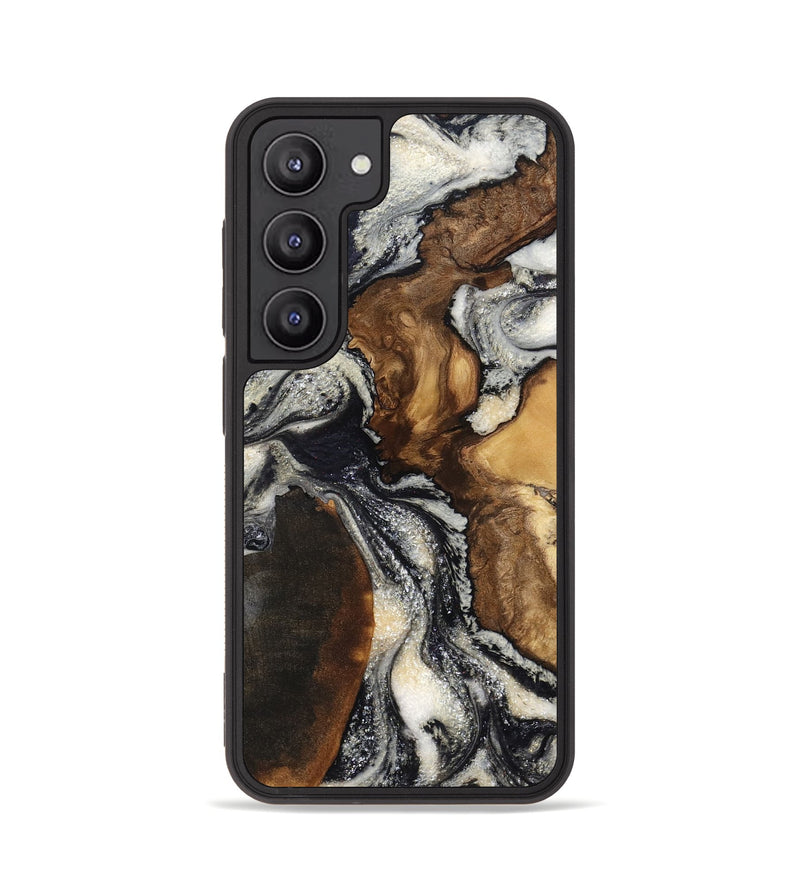 Galaxy S23 Wood Phone Case - Ashlynn (Black & White, 798376)