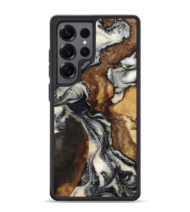 Galaxy S25 Ultra Wood Phone Case - Ashlynn (Black & White, 798376)