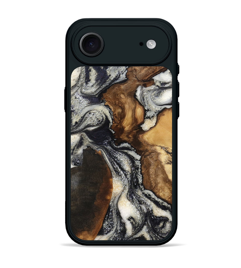 iPhone 17 Air Wood Phone Case - Ashlynn (Black & White, 798376)