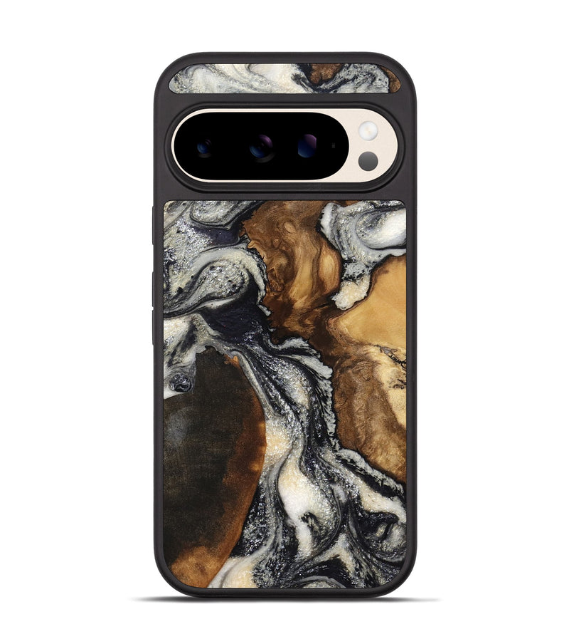Pixel 10 Wood Phone Case - Ashlynn (Black & White, 798376)