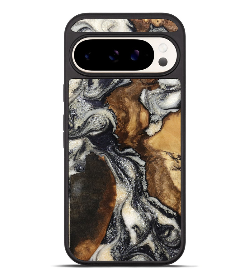 Pixel 10 Pro XL Wood Phone Case - Ashlynn (Black & White, 798376)
