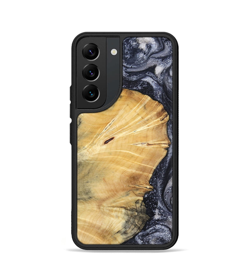 Galaxy S22 Wood Phone Case - Vienna (Black & White, 798377)