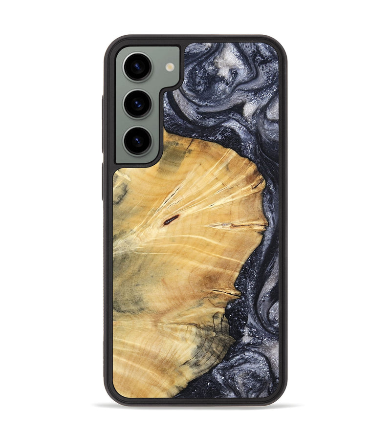 Galaxy S23 Plus Wood Phone Case - Vienna (Black & White, 798377)
