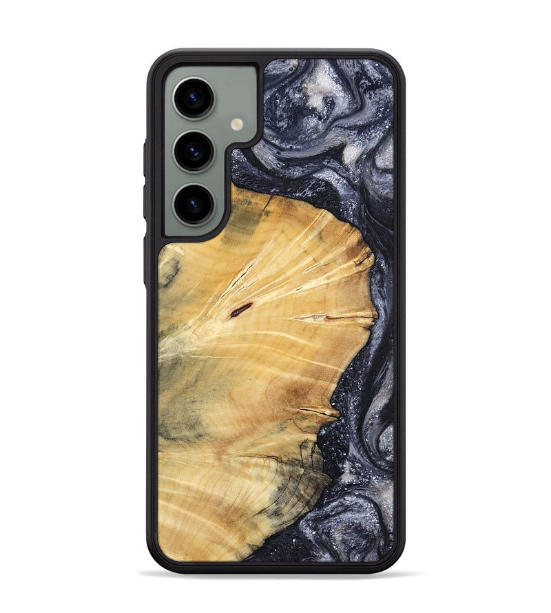 Galaxy S24 Plus Wood Phone Case - Vienna (Black & White, 798377)