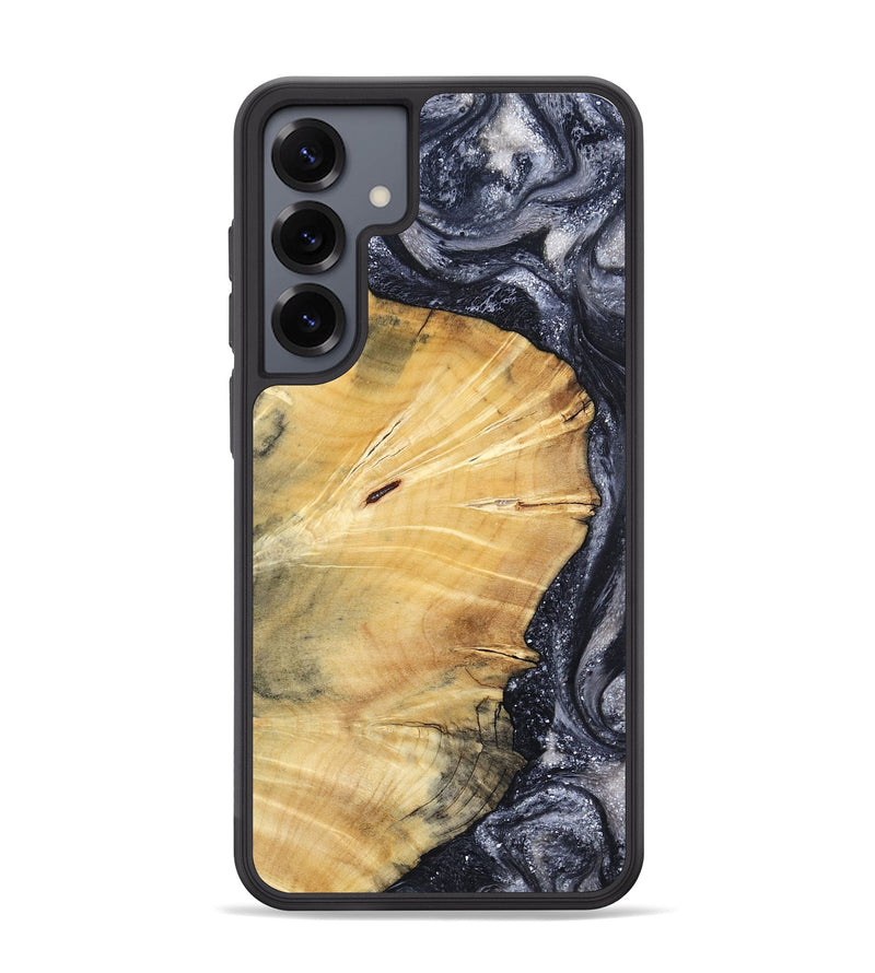 Galaxy S25 Plus Wood Phone Case - Vienna (Black & White, 798377)