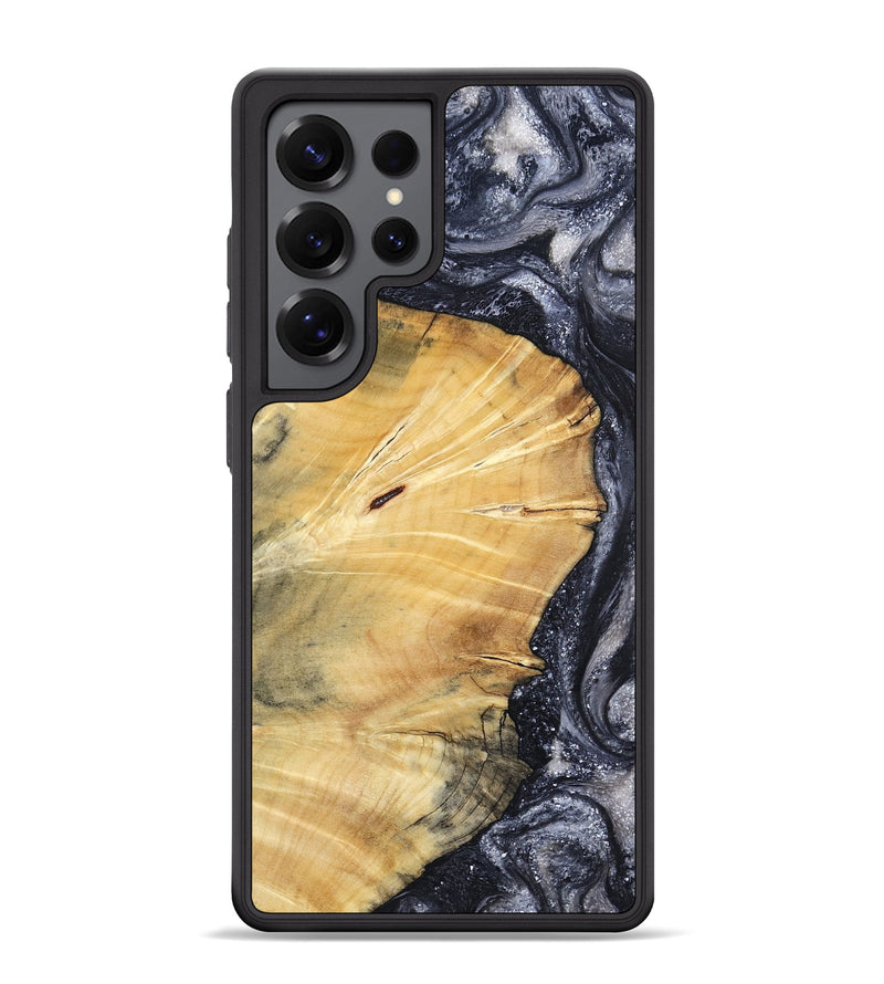 Galaxy S25 Ultra Wood Phone Case - Vienna (Black & White, 798377)