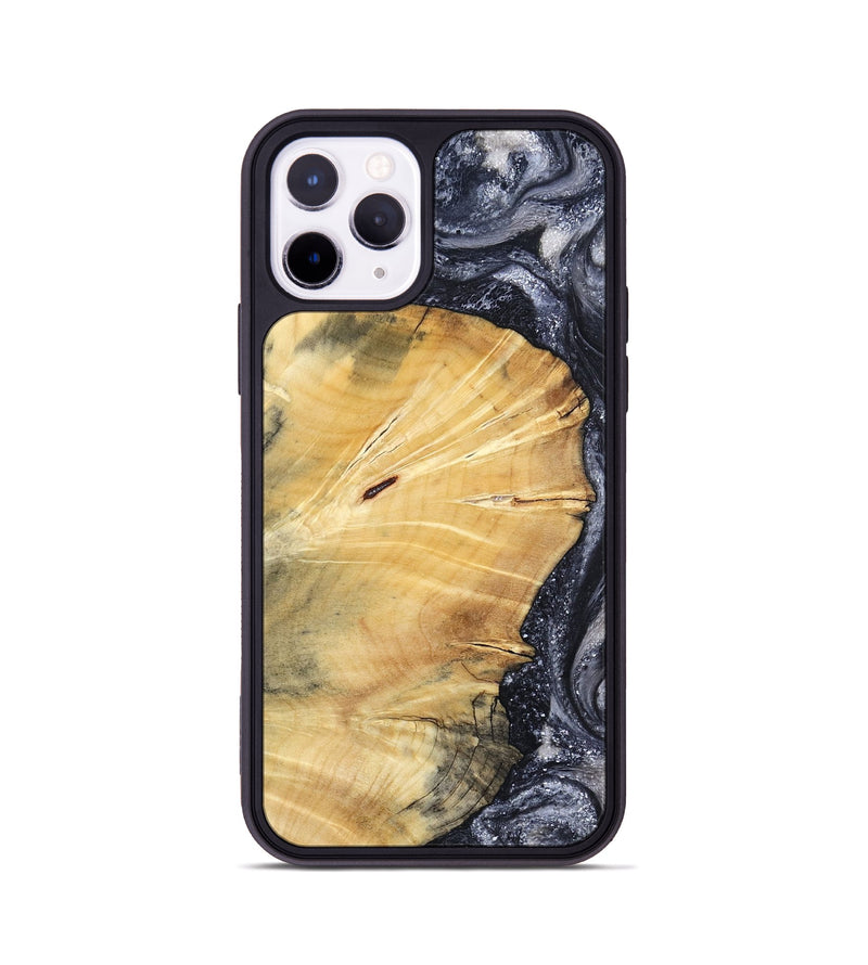 iPhone 11 Pro Wood Phone Case - Vienna (Black & White, 798377)