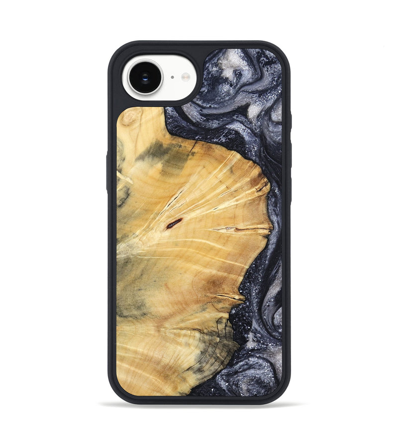iPhone 16e Wood Phone Case - Vienna (Black & White, 798377)