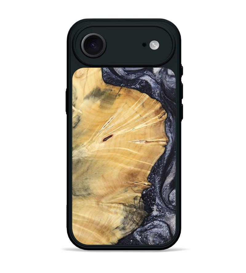 iPhone 17 Air Wood Phone Case - Vienna (Black & White, 798377)