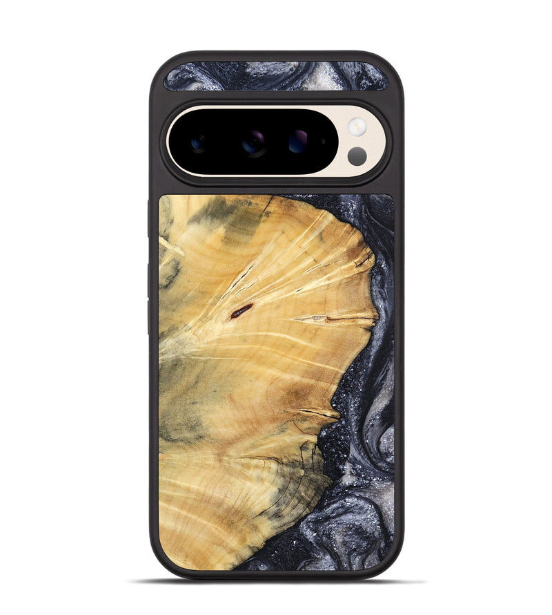 Pixel 10 Wood Phone Case - Vienna (Black & White, 798377)