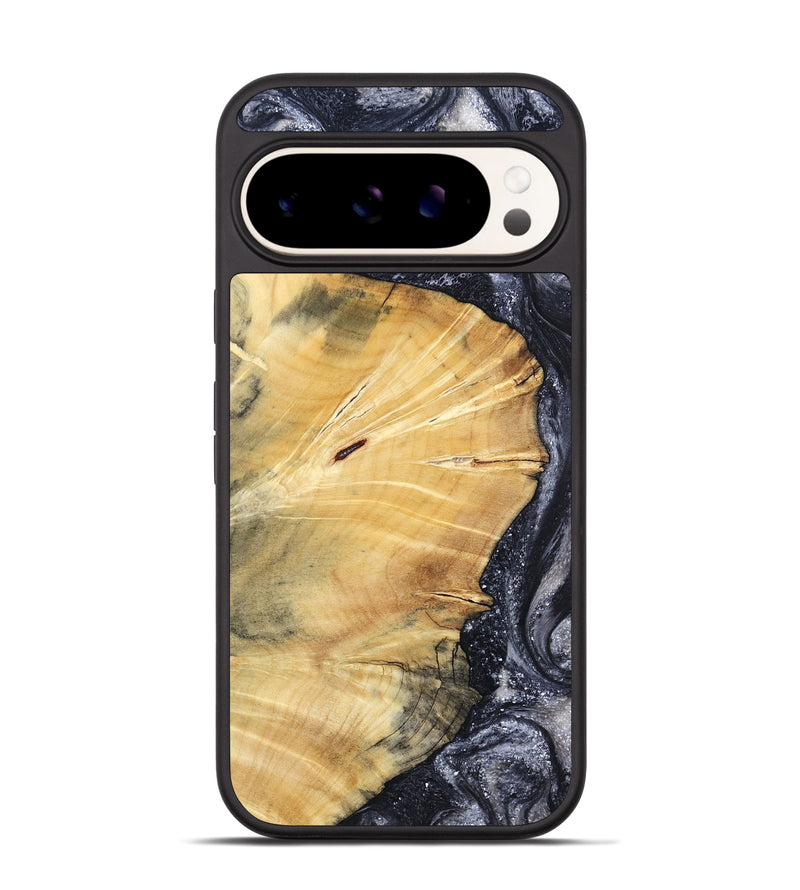 Pixel 9 Wood Phone Case - Vienna (Black & White, 798377)