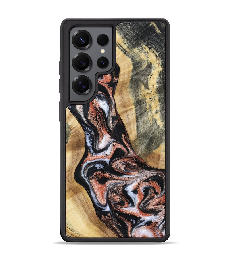 Galaxy S25 Ultra Wood Phone Case - Kenley (Black & White, 798378)