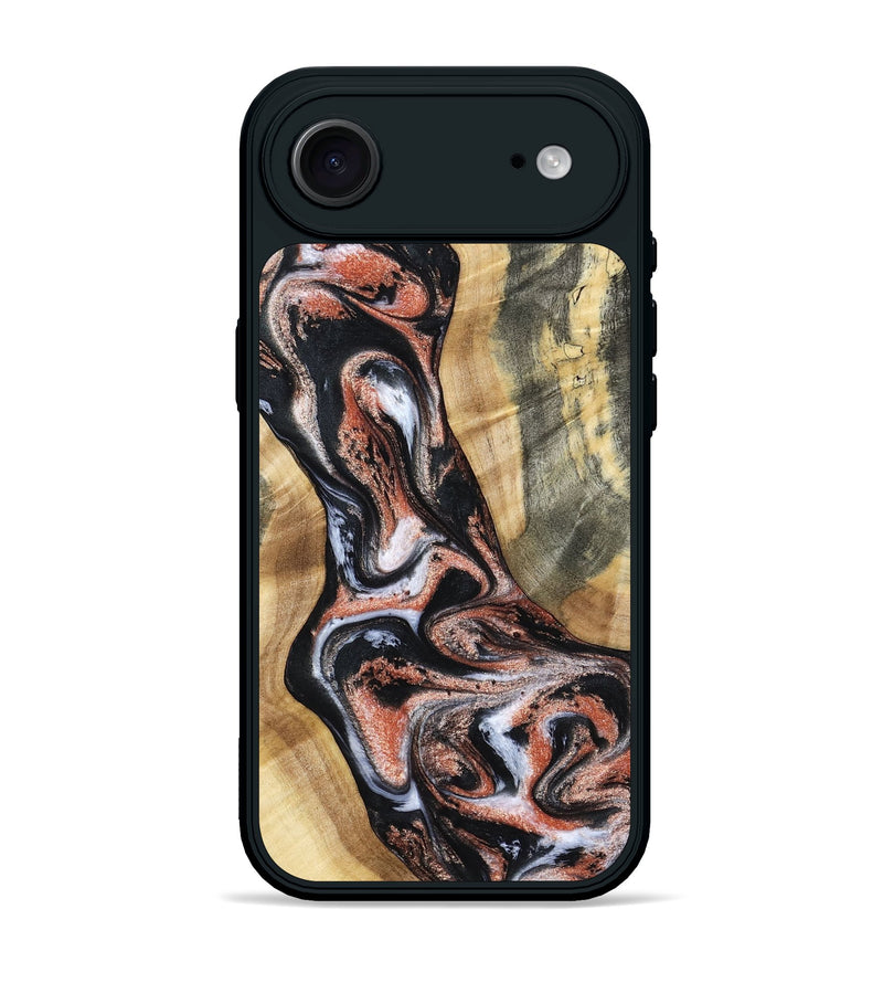 iPhone 17 Air Wood Phone Case - Kenley (Black & White, 798378)
