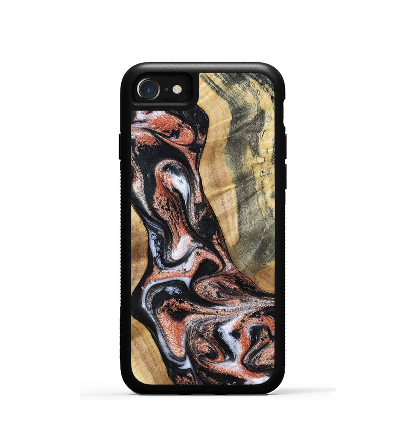 iPhone SE Wood Phone Case - Kenley (Black & White, 798378)