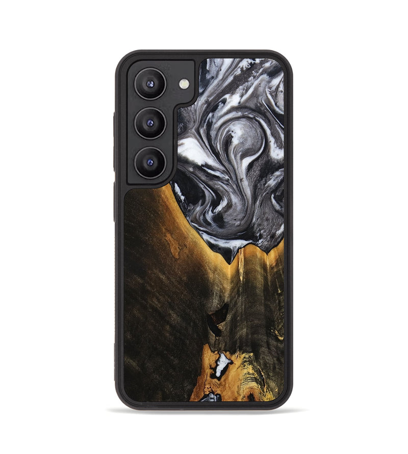 Galaxy S23 Wood Phone Case - Henley (Black & White, 798380)