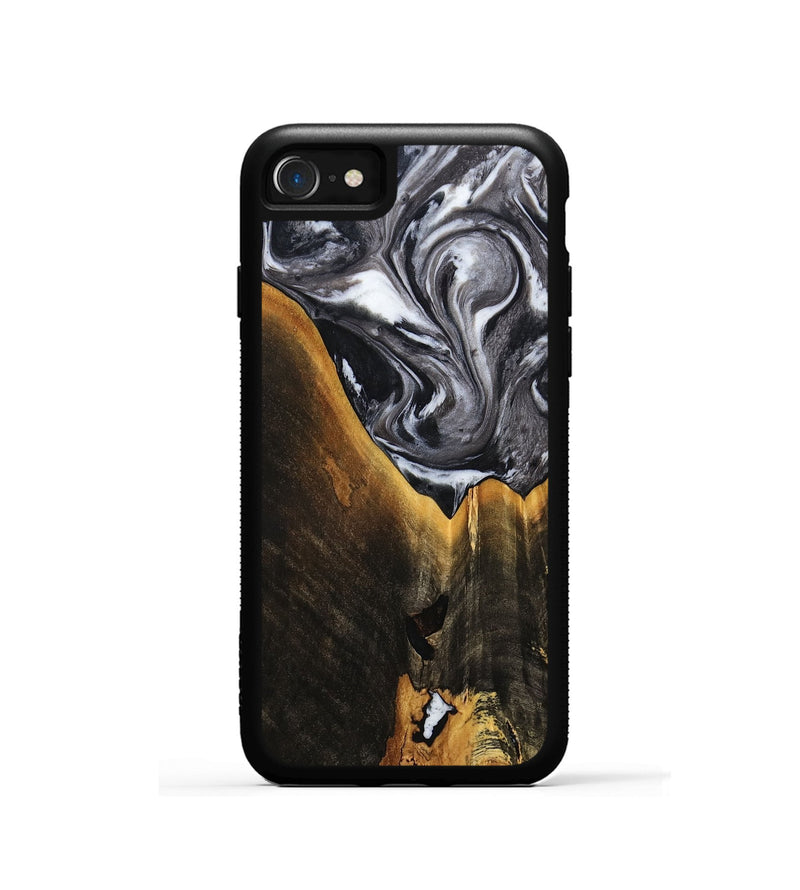 iPhone SE Wood Phone Case - Henley (Black & White, 798380)