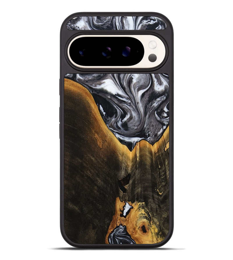 Pixel 9 Pro XL Wood Phone Case - Henley (Black & White, 798380)
